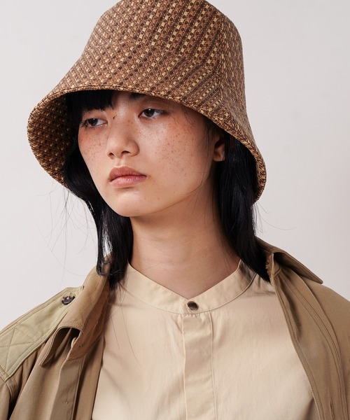 ラ・メゾンドリリス　　ハット　ブラウン　IENA La Maison de Lyllis（ラメゾンドリリス） ハット 57cm ブラウン