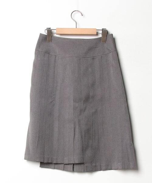 「ふりふ」 プリーツスカート M グリーン レディース_画像2