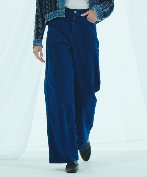 ダブルスタンダードクロージング　インディゴワイドデニムパンツ DOUBLE STANDARD CLOTHING（ダブルスタンダードクロージング