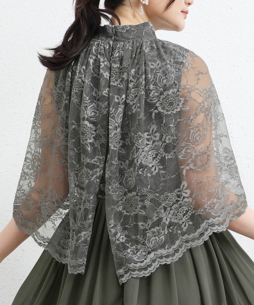 「Cinderella」 ノースリーブワンピース X-LARGE ネイビー レディース_画像4