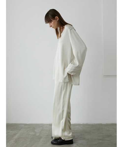 la peau de gem（ラポドゥジェム） イージーパンツ 36 ブラック