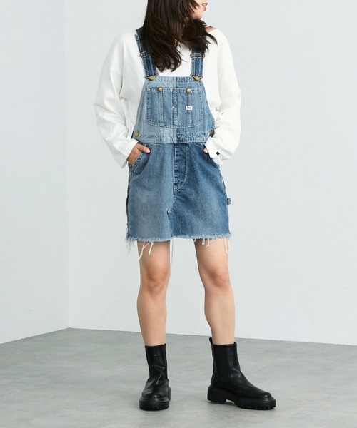 「Lee」 サロペットスカート X-SMALL ブルー系その他 レディース_画像6