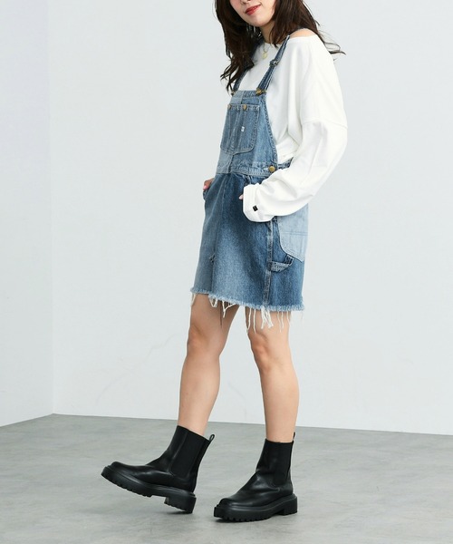 「Lee」 サロペットスカート X-SMALL ブルー系その他 レディース_画像7