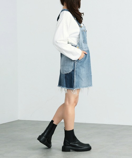 「Lee」 サロペットスカート X-SMALL ブルー系その他 レディース_画像8