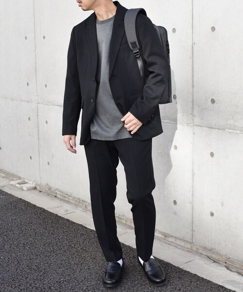 「SHIPS any」 スーツ MEDIUM ネイビー メンズ_画像4