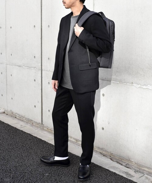 「SHIPS any」 スーツ MEDIUM ネイビー メンズ_画像7