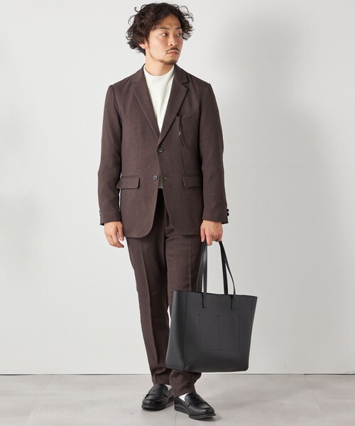 「SHIPS any」 スーツ MEDIUM ネイビー メンズ_画像8