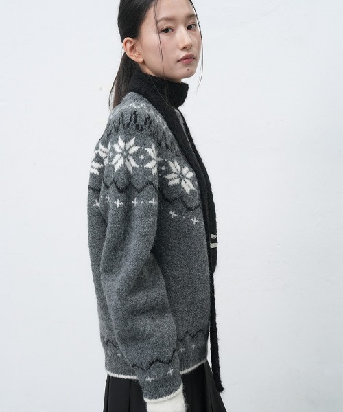GENERAL IDEA ニット セーター 「GENERAL IDEA」ウールノルディック柄
