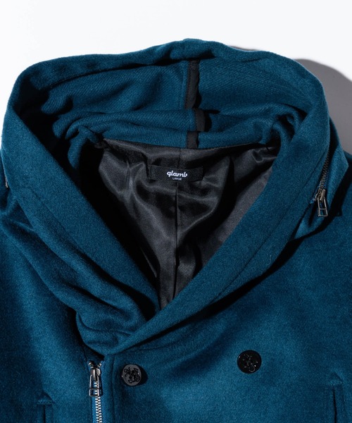 「glamb」 ピーコート S グレー メンズ_画像7