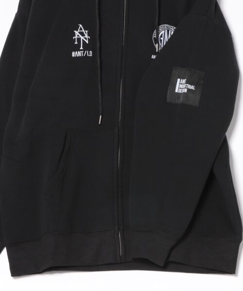 「Burner」 「beaumere」ジップアップパーカー M ブルー メンズ_画像3