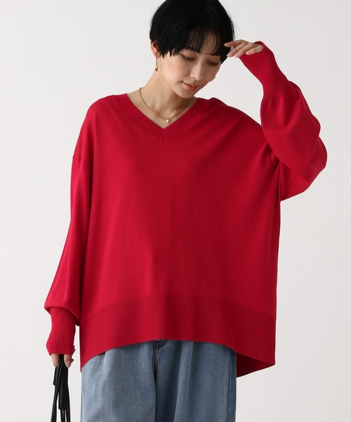 Elura（エルーラ） tシャツ サラサラタッチVネックプルオーバー/643251