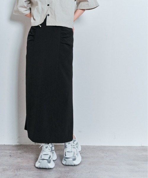 「W:Huku」 「maviru」タイトスカート M チャコール レディース_画像2