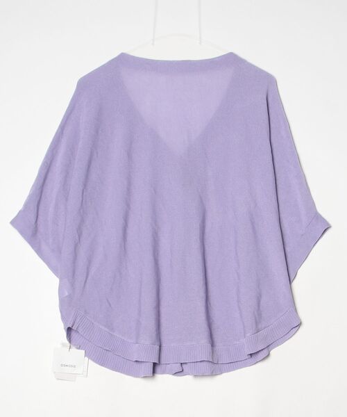 「OSMOSIS」 ニットカーディガン ONE SIZE パープル レディース_画像2