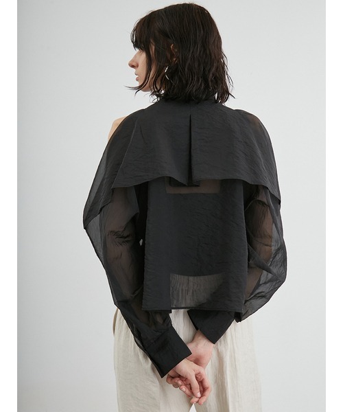 「styling/」 長袖シャツ FREE ブラック レディース_画像3