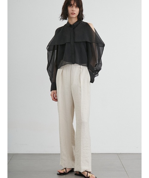 「styling/」 長袖シャツ FREE ブラック レディース_画像6