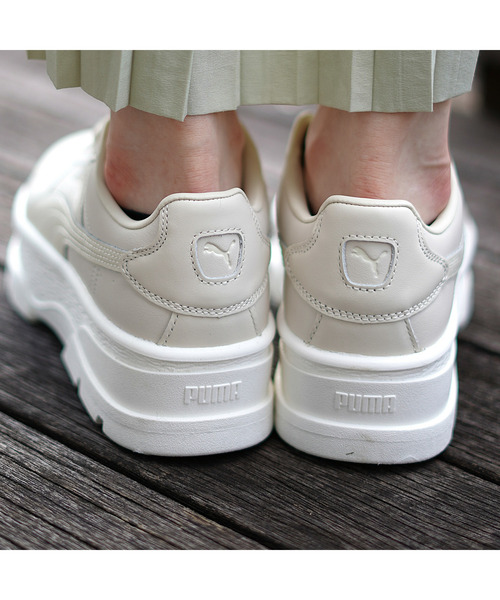 「PUMA」 ローカットスニーカー 22.0cm ホワイト系その他 レディース_画像3