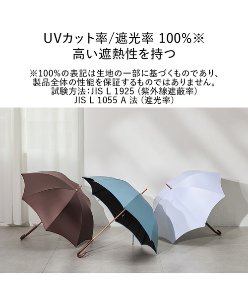 umbulatio 日傘 uvカット 傘 モクット UVブロック 長傘 55cm
