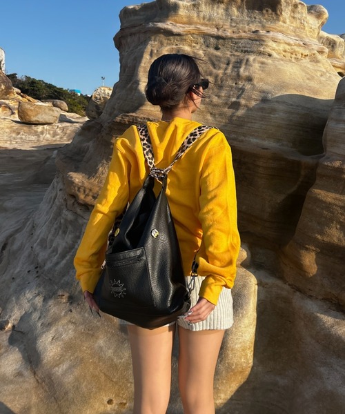 「INTER FACTORY」 2WAYバッグ FREE カーキ レディース_画像2