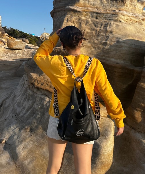 「INTER FACTORY」 2WAYバッグ FREE カーキ レディース_画像3