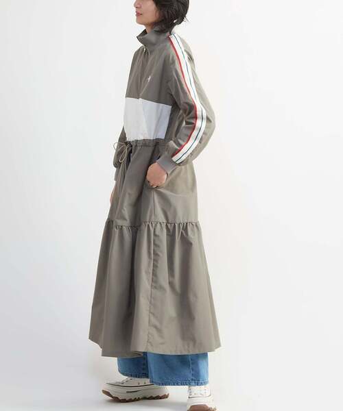 CONVERSE TOKYO ワンピース SIDE LINE TRACK TIERED DRESS : ZOZOTOWN
