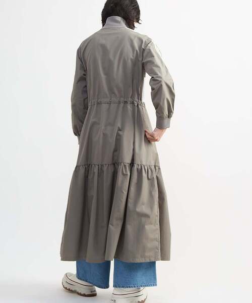 CONVERSE TOKYO ワンピース SIDE LINE TRACK TIERED DRESS : ZOZOTOWN