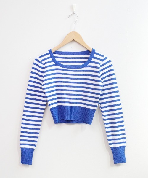 「shopnikoniko」 長袖ニット フリー ブラック レディース_画像6