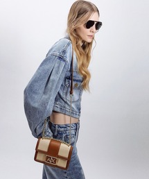 アルマーニ　ジーンズ　ジャケット　レディース　42 ARMANI JEANS - アルマーニジーンズ レザージャケット レディース SIZE