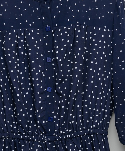 「natural couture」 長袖ワンピース MEDIUM ブラック レディース_画像3