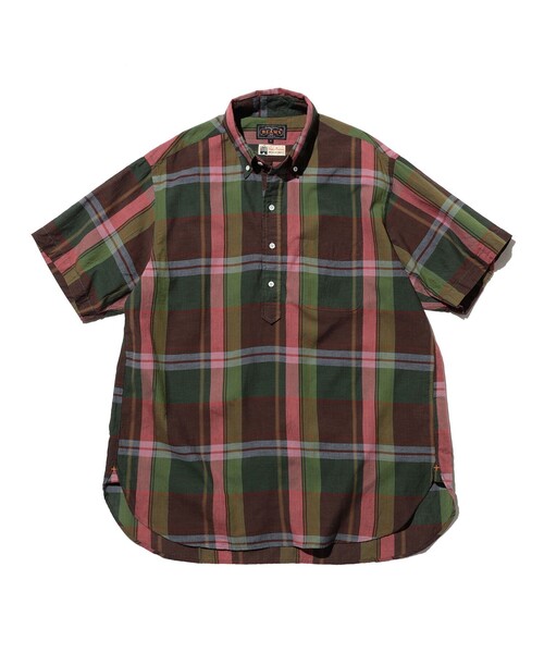シャツ B.D. Pullover Classic-fit Madras メンズの画像