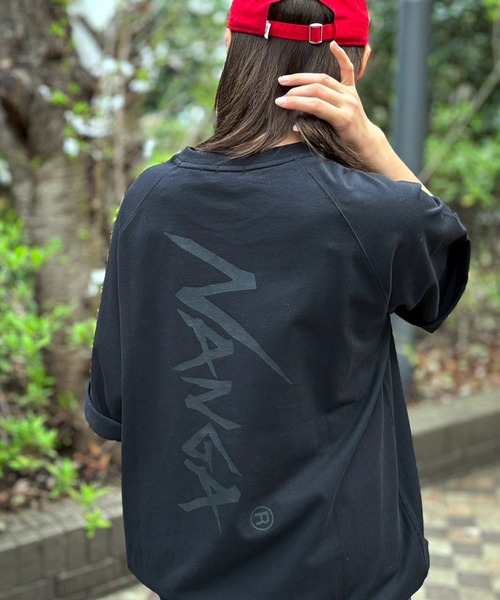 NANGA（ナンガ） tシャツ 「NANGA別注」バックプリントドローコードT
