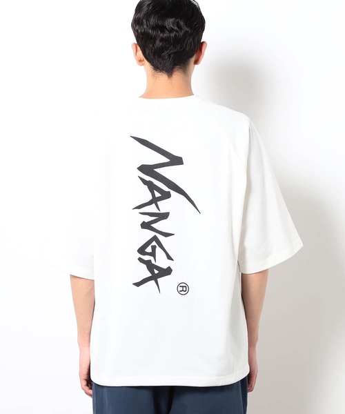noir keinin カットアウトホワイトTシャツ S 楽天市場】NANGA（ナンガ） ドライミックス フレームロゴTシャツ