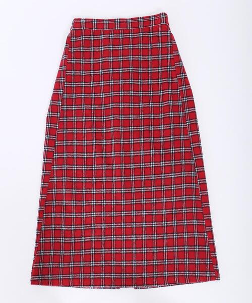 「WC」 スカート FREE レッド レディース_画像3