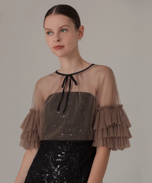 「Leja」 コンビワンピース MEDIUM グレー レディースの画像