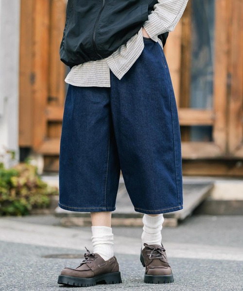 k*o様 stein ワイドデニムパンツ ケミカルウォッシュ Rocky Monroe（ロッキーモンロー） ワイドパンツ ジーンズ ケミカル