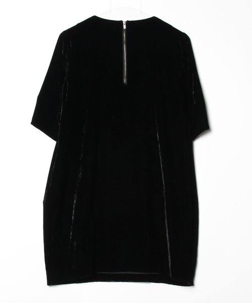 Theory Luxe セオリーリュクス 半袖ワンピース 黒 38美品 theory luxe（セオリーリュクス） 半袖ワンピース 38 ブラック