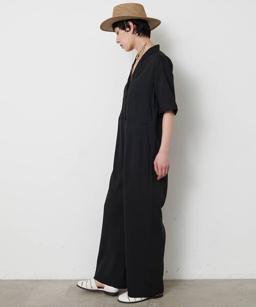 THE PAUSE オールインワン 「THE PAUSE」リネン混カイキンジャンプ