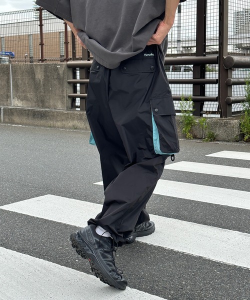「Perushu」 カーゴパンツ SMALL ネイビー メンズ_画像3
