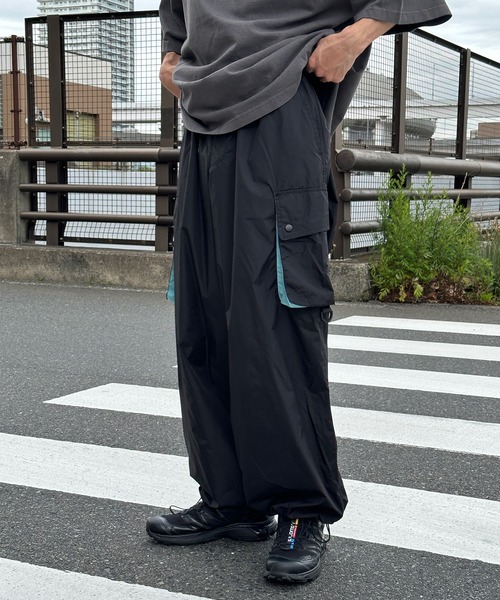 「Perushu」 カーゴパンツ SMALL ネイビー メンズ_画像8