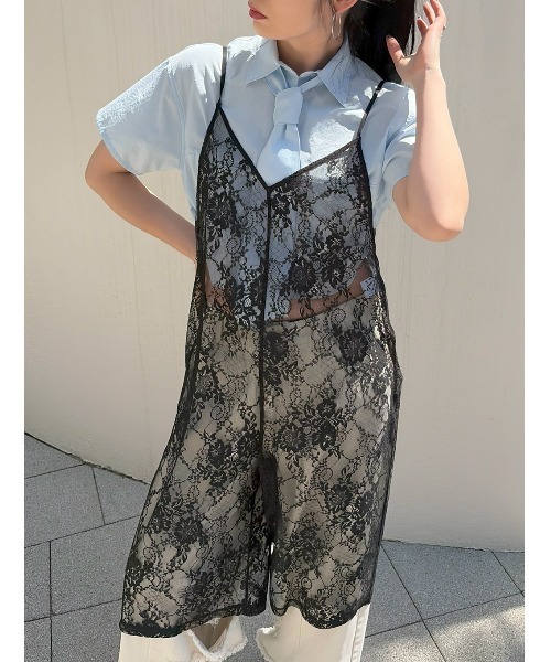 ELCHELE（エルチェレ） オールインワン BtoF LACE CAMI ROMPERS 