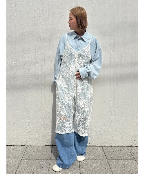 ELCHELE（エルチェレ） オールインワン BtoF LACE CAMI ROMPERS