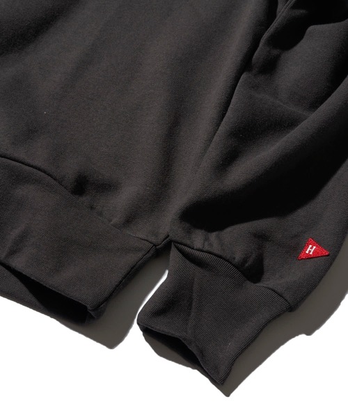 「Healthknit」 スウェットカットソー MEDIUM チャコールグレー メンズ_画像5
