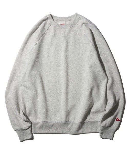 「Healthknit」 スウェットカットソー MEDIUM チャコールグレー メンズ_画像7