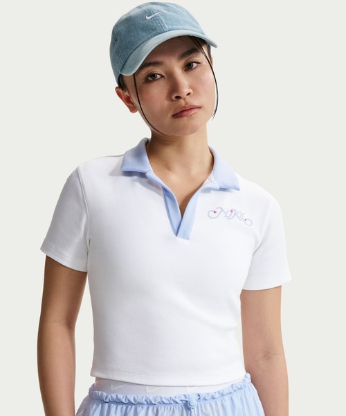 NIKE（ナイキ） ポロシャツ ポロ NSW クロップS/S トップ レディース