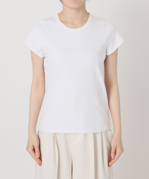 新品 ◎ NOBLE 2026ss スビンコットンスムースコンパクトTシャツ 灰 NOBLE（ノーブル） tシャツ 半袖 「追加」スビンコットンスムース