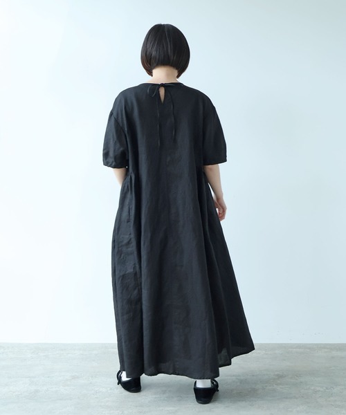 bulle de savon（ビュルデサボン） ワンピース 40/リネン pin tuck 