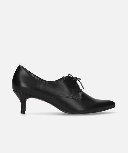 「MAMIAN」 パンプス 24.5cm ブラック レディース_画像2