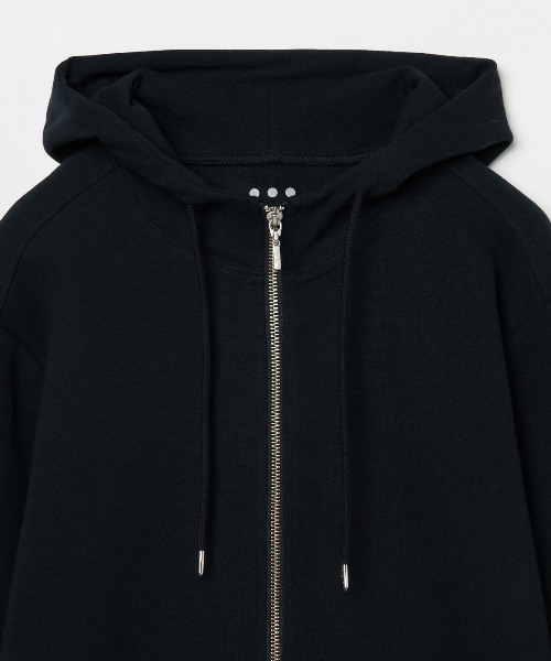 「three dots」 ジップアップパーカー MEDIUM グレー メンズ_画像4