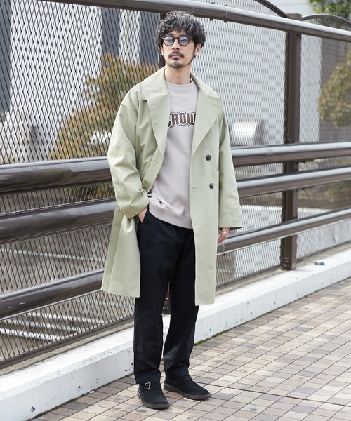 「CIAOPANIC」 トレンチコート LARGE ベージュ メンズ_画像6
