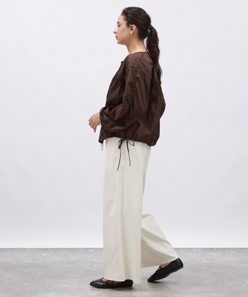 「LAKOLE」 ナイロンブルゾン MEDIUM ブラウン レディース_画像8