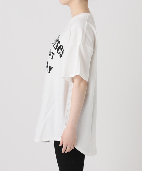 tシャツ 「追加3」ラウンドヘムピグメントT レディースの画像
